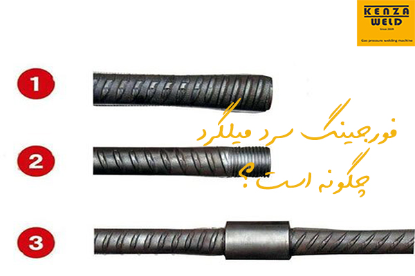 فورجینگ سرد میلگرد با دستگاه آپستر